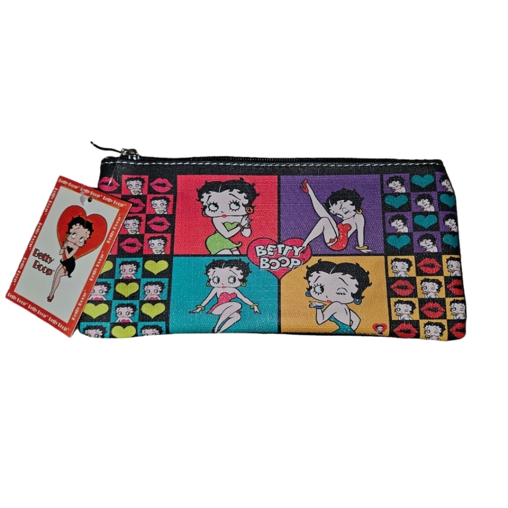 NWT Betty Boop Vegan Leather Makeup Bag